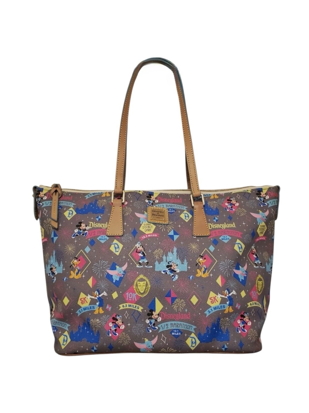 Dooney & Bourke X Disney Disneyland Marathon Weekend 2015 Tote NWOT - Picture 5 of 7